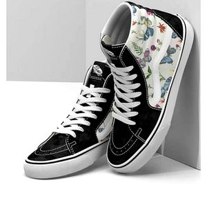 Vans SK8-Hi Butterfly Floral Marshmallow Sneaker Size 8.5 Men’s & 10 Women’s